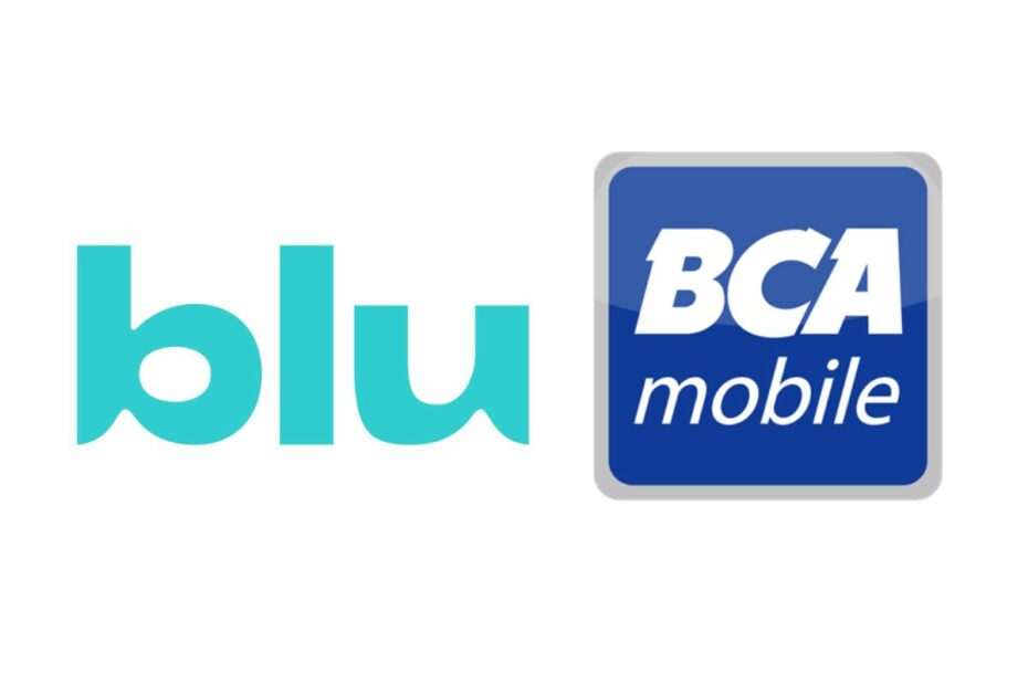 Logo Blu by BCA dan BCA Mobile.